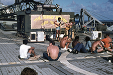 1972 Heading home & chart of deployment track